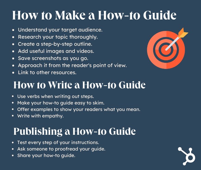 how to create a how to guide